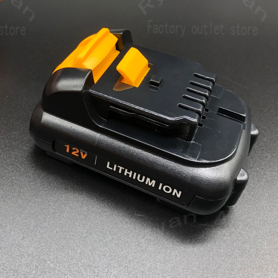 12V 2.5Ah DCB120 Battery Replacement - Compatible with Dewalt 12V Lithium Ion Max Power Tools DCB120 DCB121 DCB127