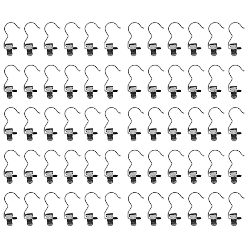 

60 шт. органайзер для леггинсов для шкафа, вешалки для брюк, экономия места, портативные одинарные зажимы из нержавеющей стали-B61B