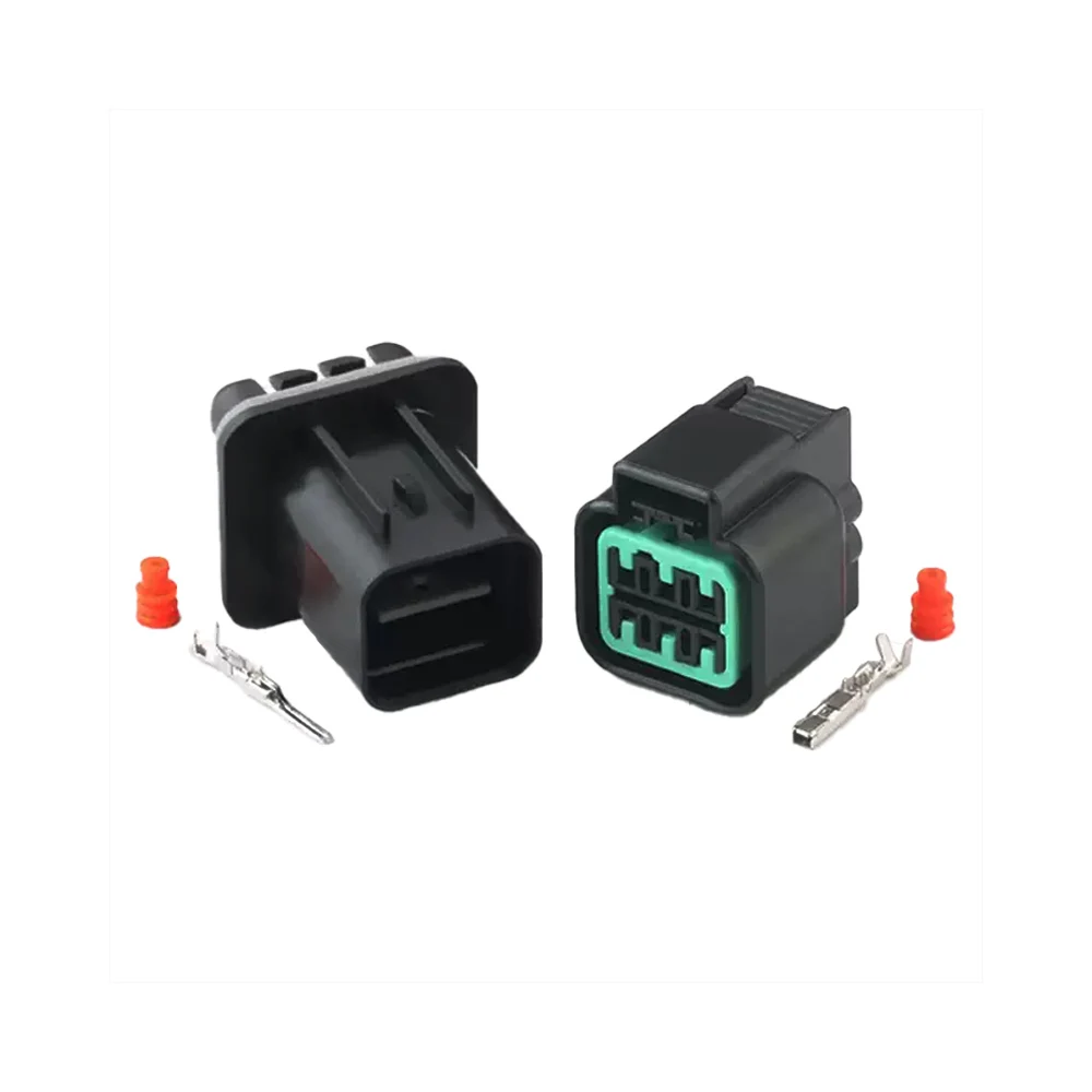 5 Sets Domestic Automotive Headlight Plugs DJ70610YA-2.2-11/21 KPH803-06028/PB625-06027 6P Car Lighting Connector Sets