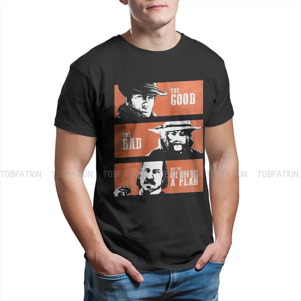 

Хорошие, плохие и те, у кого есть план, модные футболки из полиэстера, красные мертвецы, выкуп, мужские топы в стиле Харадзюку, футболка с круглым вырезом