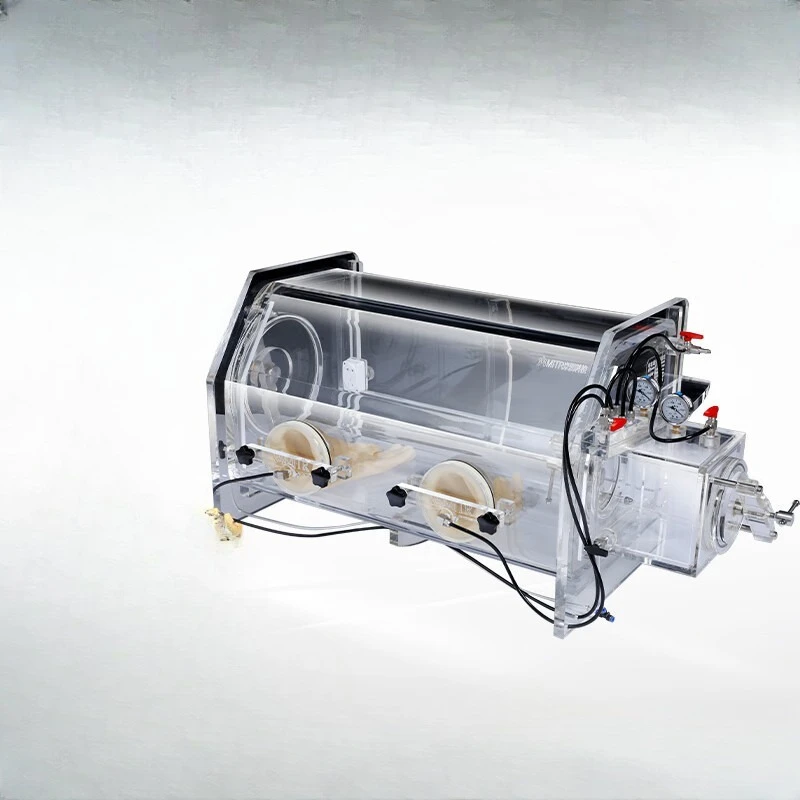 Acrylic Glove Box Laboratory Vacuum Simple Glove Box