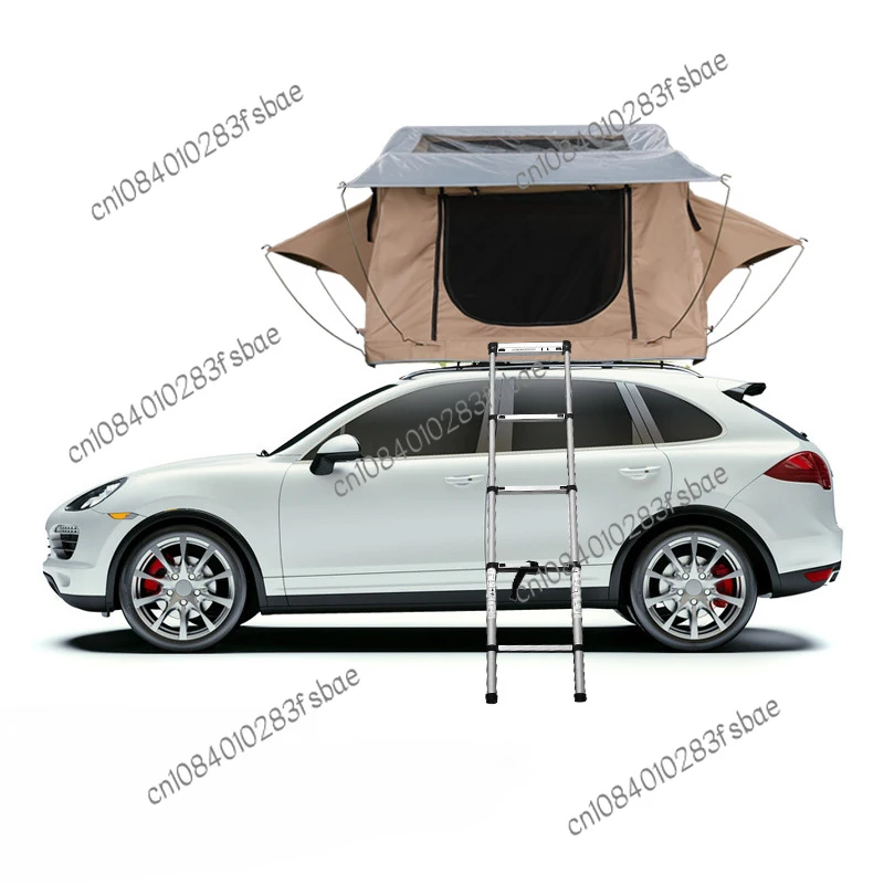 Soft Top Short Car Tent 1.4m/1.6m Roof Car Tent Sun and Rainproof Aluminum Alloy Frame Roof Top Tent