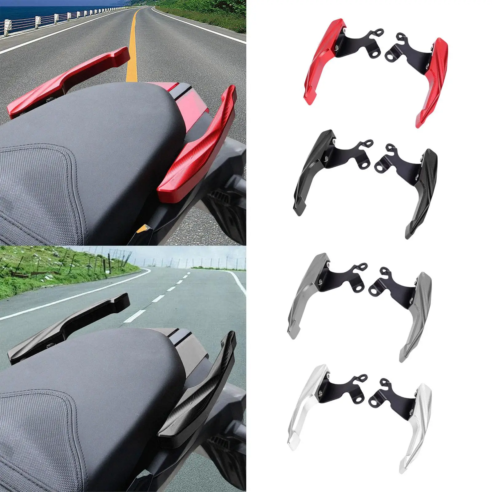 

High Quality Motorcycle Rear Armrest Aluminum Alloy Handlebar Tail for Honda CBF19