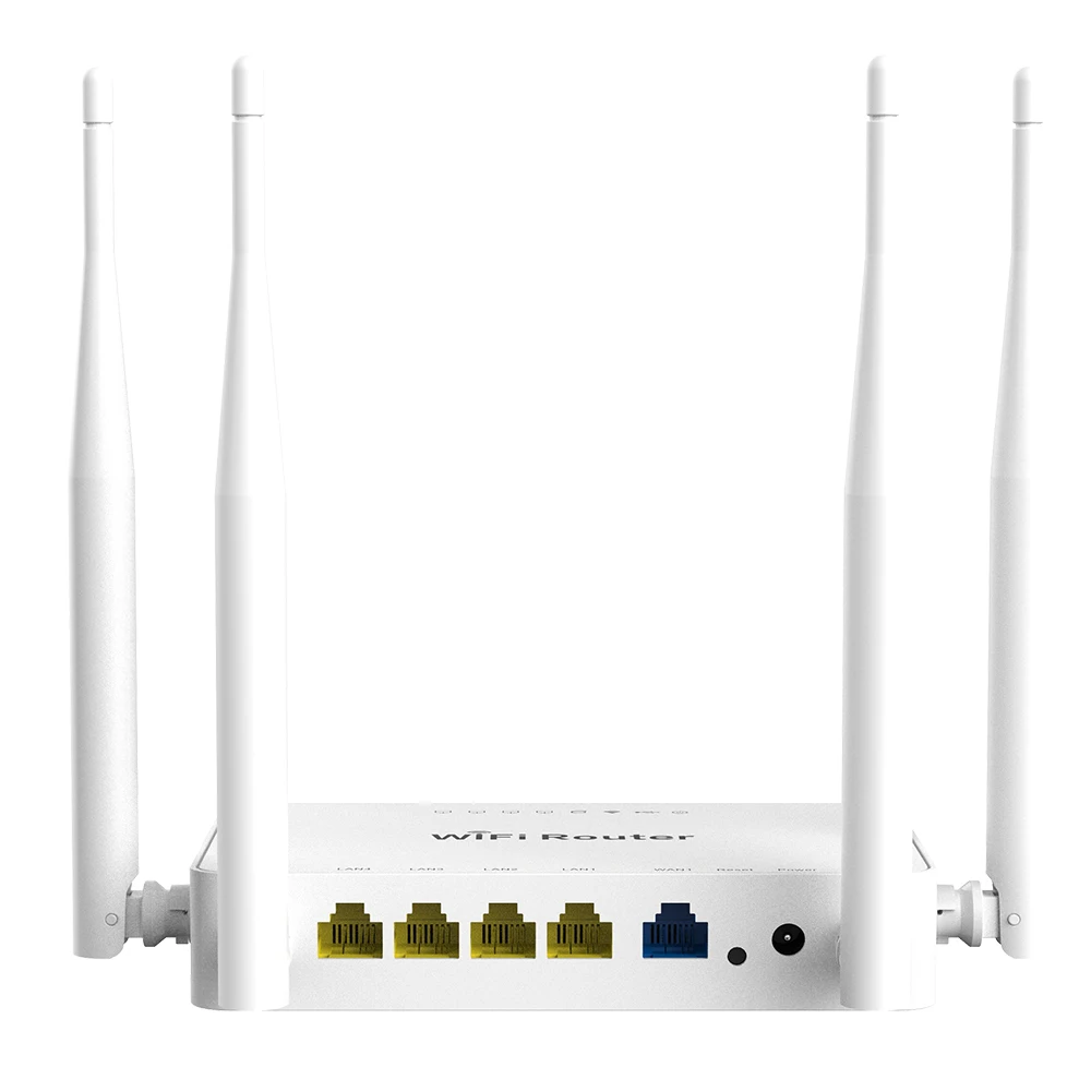 Wifyler Omni II Roteador WiFi, WE1626, 300Mbps, sem fio, para 4G Modem USB, Openwrt OS, 4 * LAN, 5dbi Antena, Sinal de Internet Estável