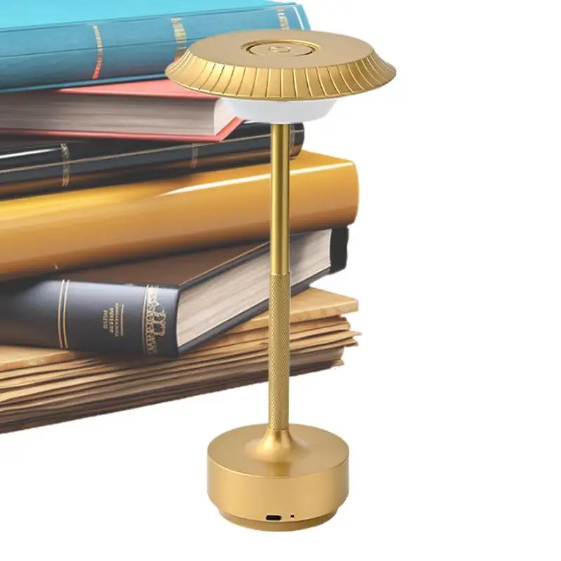 

Touch Control Lamp Rechargeable Efficient Vintage Lamp Retro UFO 3 Modes Adjustable For Bed Bedroom Kids Living Room Home Shelf