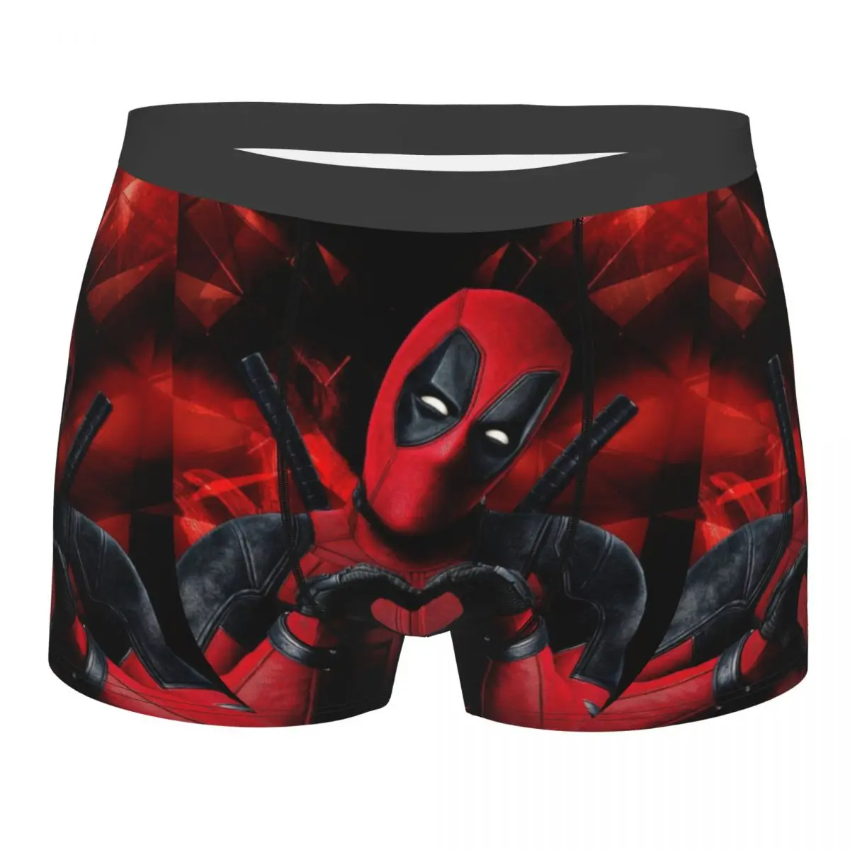 

Male Cool Superhero Deadpool Underwear Boxer Briefs Men Soft Shorts Underpants