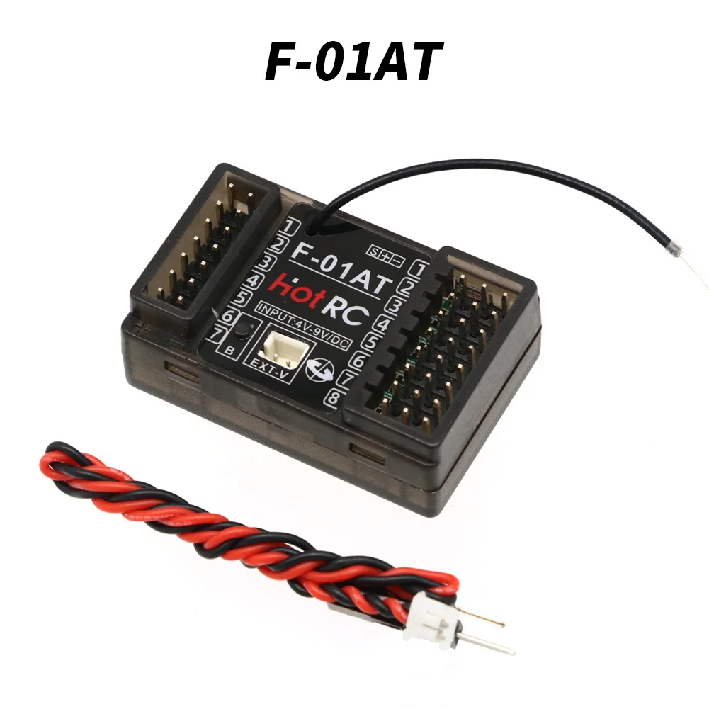 HOTRC 2.4Ghz F-04B F-06A F-08A F-01A F-04BT F-06AT F-08AT F-01AT 4/6/8CH PWM RC-ontvanger met gyro & lichtbesturing voor Hotrc Tra