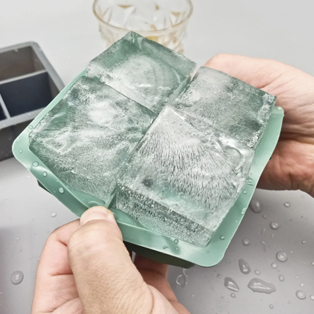 

2Pcs Trays Maker for Freezer Jelly Maker Reusable Ice Making Mold Cube Household Ice Tray Tray Storage Solution