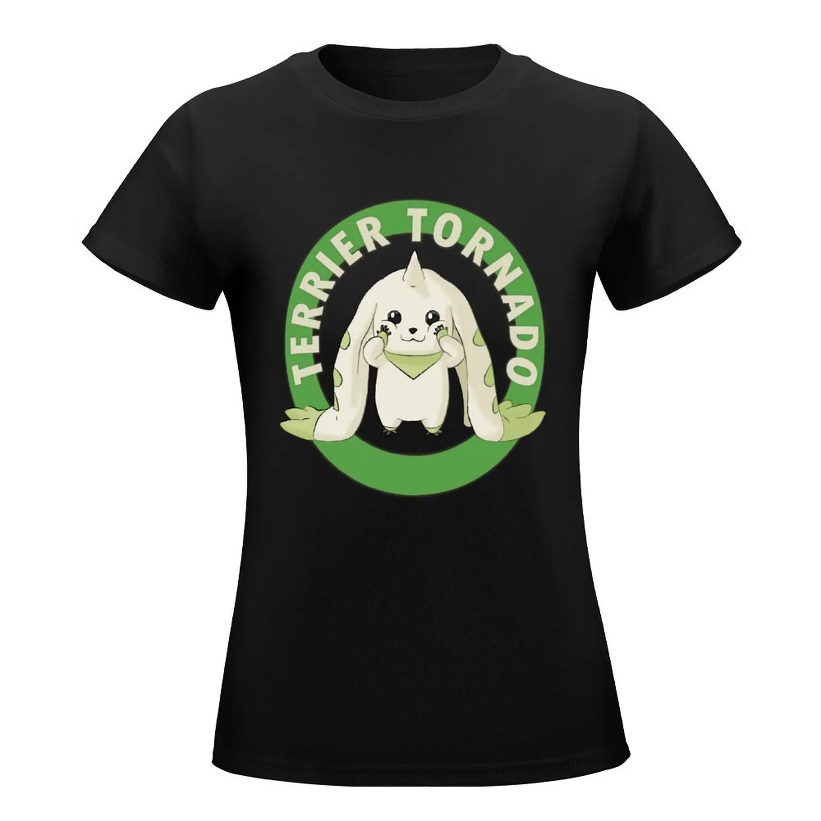 Terrier Tornado t-shirt plus size top lady clothes top t shirt dress Women