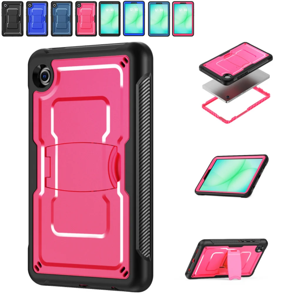 

Heavy Duty Case for Samsung Galaxy Tab A11 8.7 inch SM-X130 SM-X135 2025 A9 8.7" SM-X110 X115 Tablet Cover Built-in Kickstand