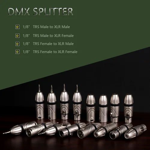 Imagen 2 del producto 1 unidad de 3,5mm a XLR, 3,5mm estéreo TRS Mini-Jack hembra a adaptador de micrófono de 3 pines convertidor de Audio para videocámaras grabadora