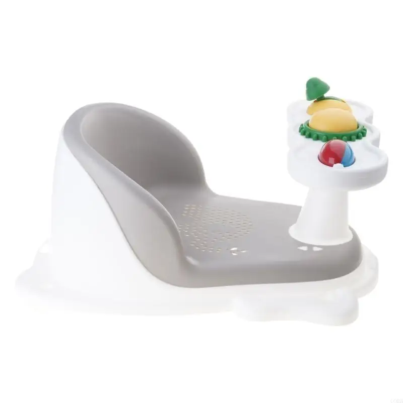 مقاعد حوض الاستحمام سهلة الإزالة من كورب، مقاعد حوض استحمام الرضع، مقاعد حمام الطفل للاستحمام أثناء الجلوس، توفر دعمًا لمسند