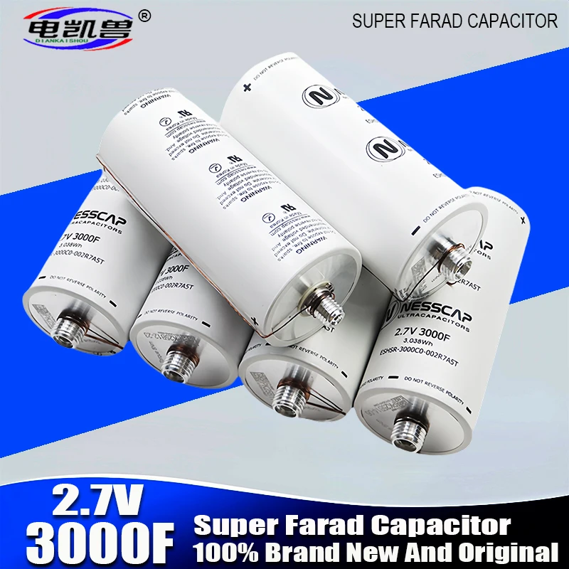 2.7V 3000F LSUC Super Faraday Capacitor DIY 12V 24V 48V Car Starter Power Starter Car Audio LS Supercapacitor Grade B