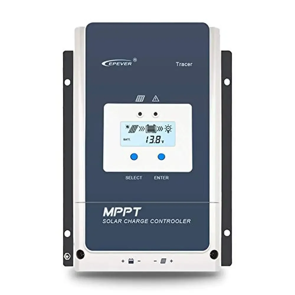 MPPT Solar Charge Controller 60A with Advanced Tracking Technology Auto Identification Backlight LCD Display