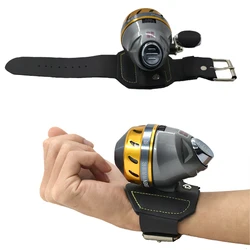 Entry Level Fishing Reel Guard Outdoor Fishing Reel Accessories Multi-function Wrist Guard High Quality Leather Material