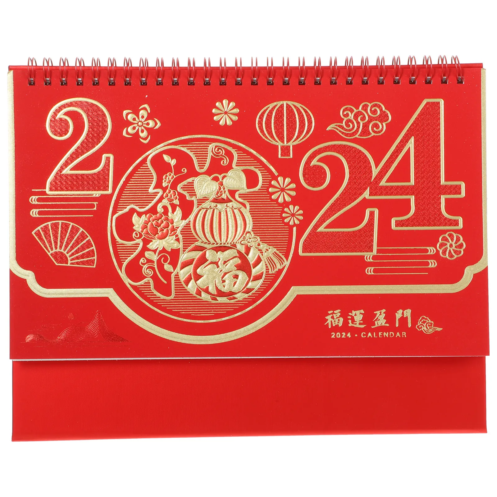 

Chinese Desk Calendar Home Decor Tabletop of China Traditional Desktop Decorative Monthly