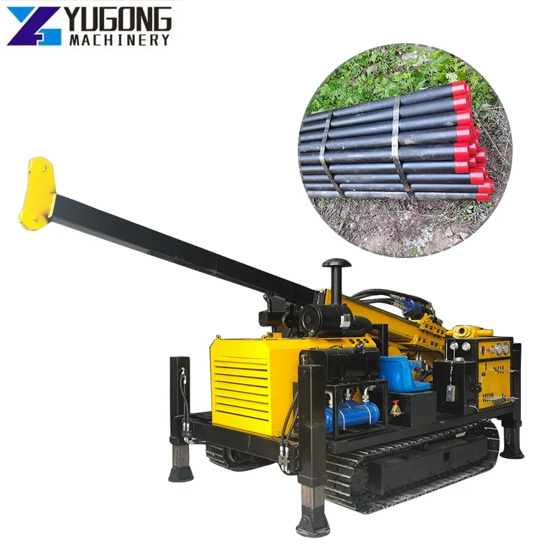 China Portable Coring Drill Rig Machine Field Mineral Exploration Investigation Crawler Core Drilling Rig Machinery Manufacturer