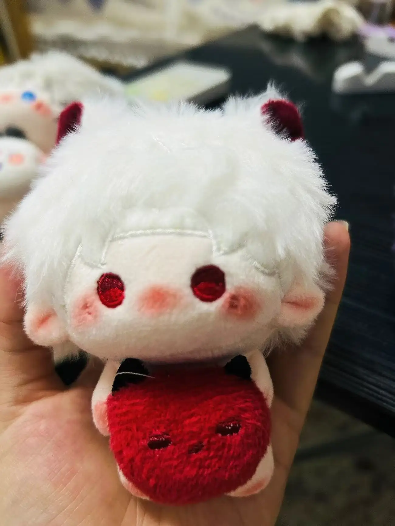 لعبة الحب والمساحة العميقة ألعاب من نسيج مخملي رافاييل كزيفير زين كاليب سيلوس 10 سنتيمتر الحيوان الأذن قلادة صغيرة تأثيري المفاتيح هدية