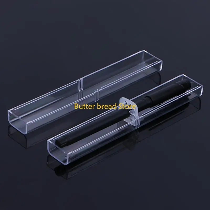 ケースペンホルダーストレージボックスステーショナリーオーガナイザースクールオフィスu向けのW89c透明