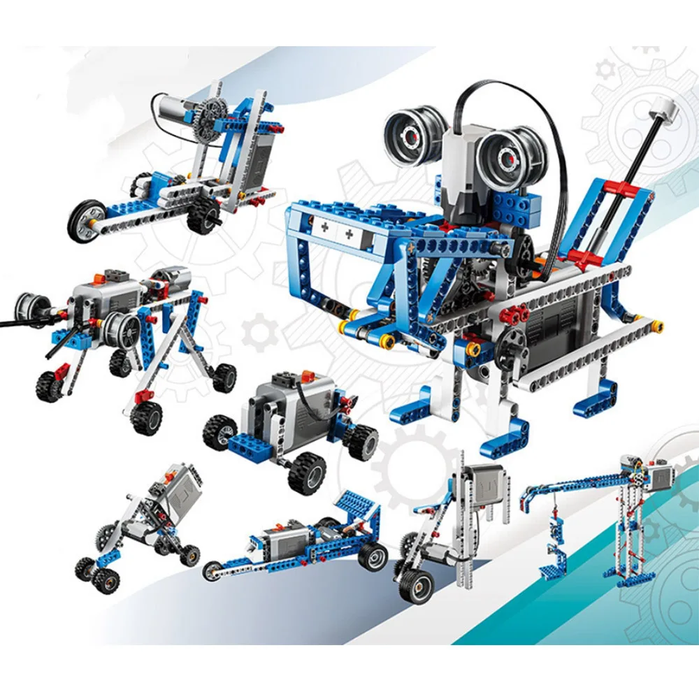 

Технические детали STEM Multi 9686, технология программирования, образовательные студенческие обучающие строительные блоки, набор функций питания для детей, игрушки