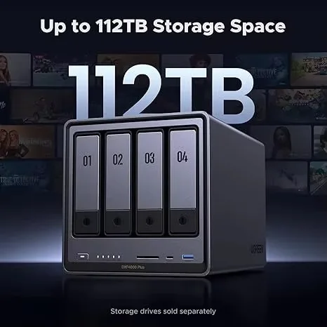 Ugreen Storage DXP4800 Plus 4-Bay NAS Diskless Network Storage