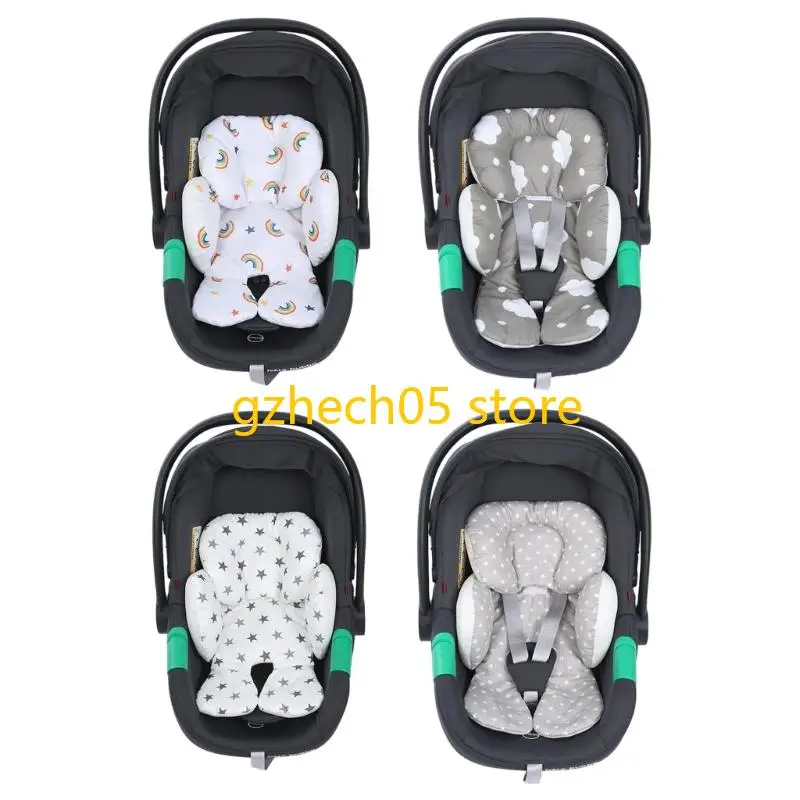 

D55E Multi Use Infant Strollers Insert Pad Comfortable Baby Car Head Support Mat