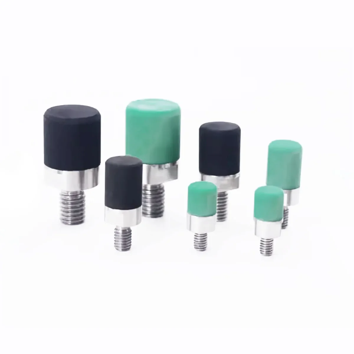 2PCS Stop Bolt/Polyurethane Coated Stopper/Buffer Anti-Collision Pressure Block External Thread Fixed Type