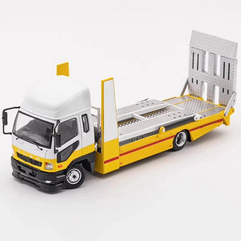 

GCD 1/64 для двухслойного прицепа из сплава, миниатюрная статическая модель автомобиля, орнамент