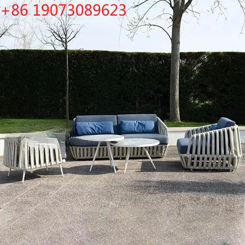 

New Outdoor Sofa For Open-Air Rattan Chair Small Coffee