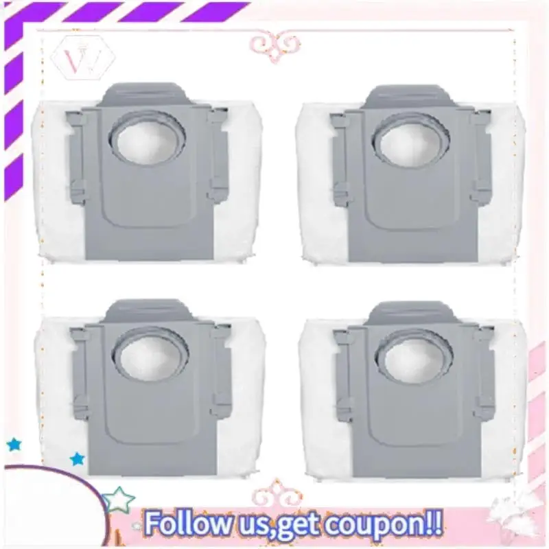 Durable Replacement Accessory Pack For Roborock Saros10 S9maxv Ultra: Main Brush, Side Brush, And Dust Bag