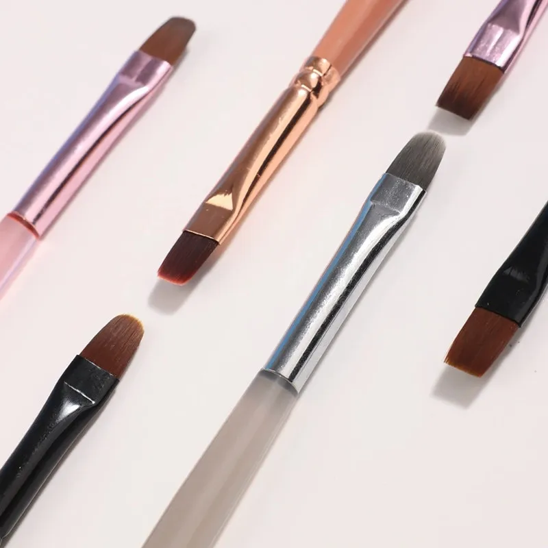 แปรงเพ้นท์เล็บเจล 1/3 ชิ้น สำหรับต่อเล็บอะคริลิค แปรงเพ้นท์เล็บเจล