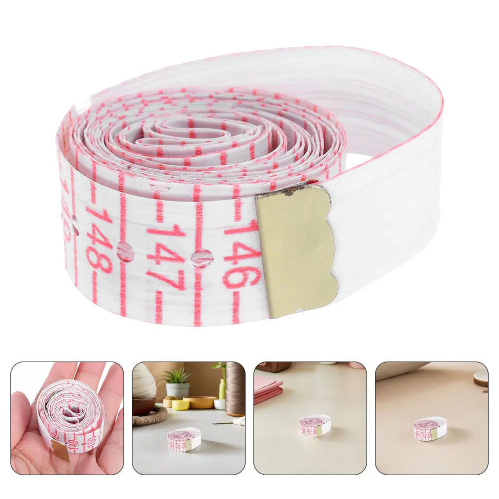 

2Pcs Blind Braille Tape Measure Flexible Soft Tactile Accurate Measuring Tool 150Cm Portable Accessory Sewing Tailor Aid