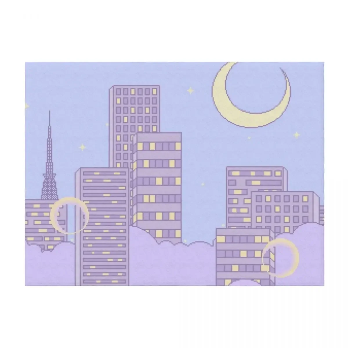 

Heavenly City Throw Blanket Quilt Giant Sofa Travel Plaid Blankets