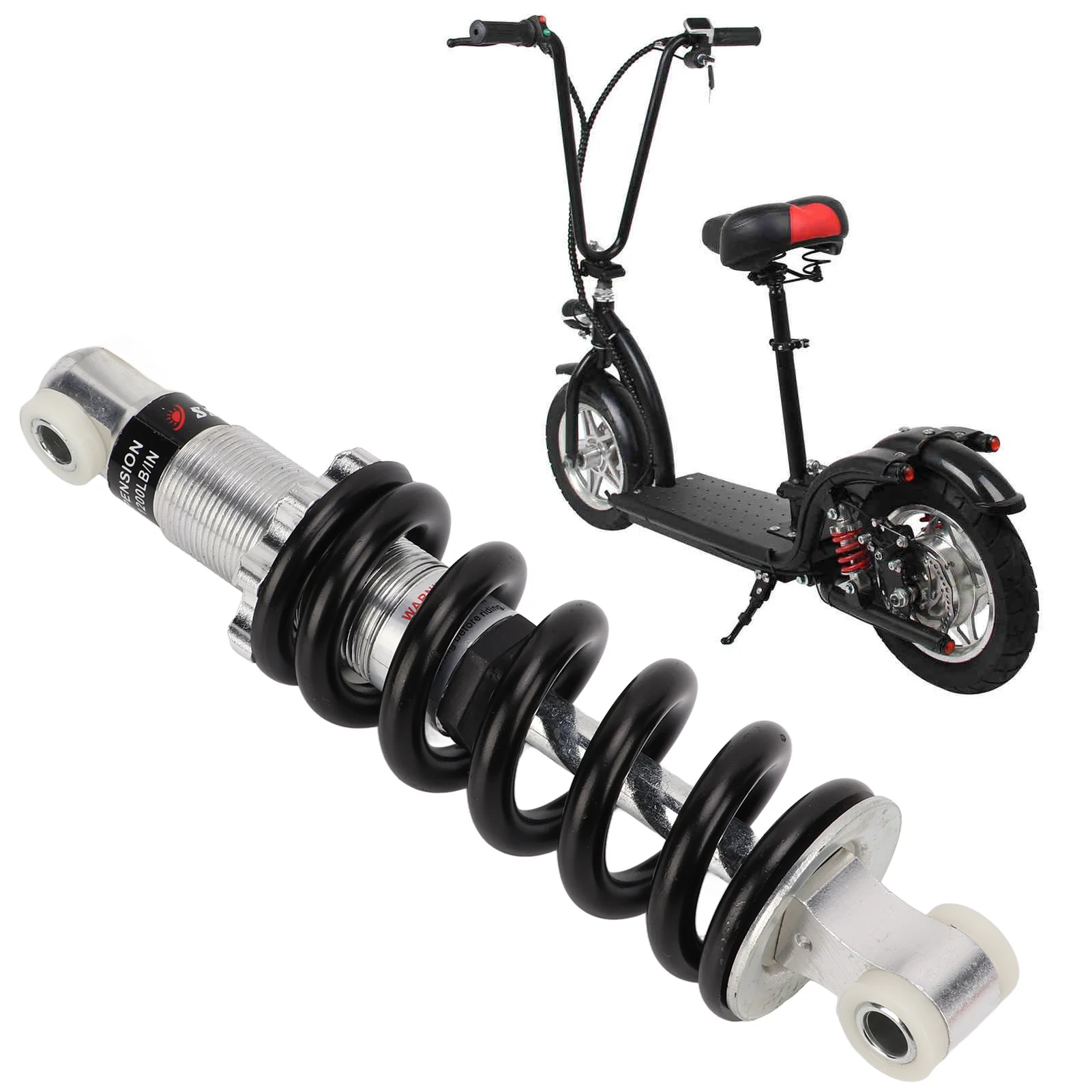 190mm 1200LBS Rear Shock Absorber for 50cc 70cc 90cc 110cc 125cc Dirt Bike ATV Go Kart Parts