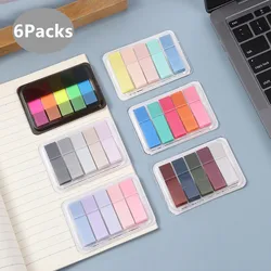 600 fogli Sticky Notes Index Flags Candy Color Memo Pad Tab Strip punti chiave etichetta blocco note segnalibro note adesive