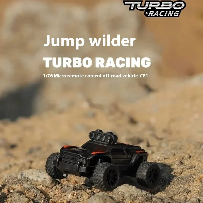 Turbo Racing 1:76 Remote-controlled Desktop Climbing Offroad Vehicle C81 Small Car Full Scale Off-road Mini Rc Model Vehicle Rtr