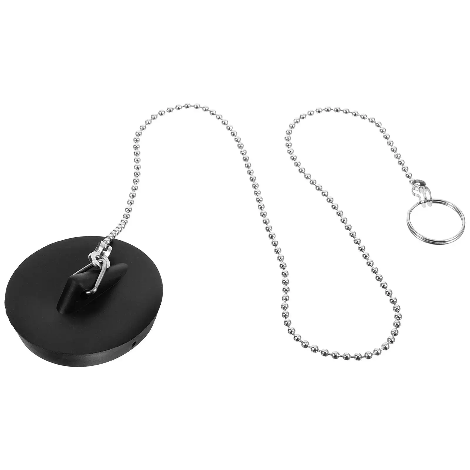 

Rubber Water Chain Design Material Bathtub Sink Toilet Drain Stopper Bathroom Accessories Tub Stoppers Drain Cover