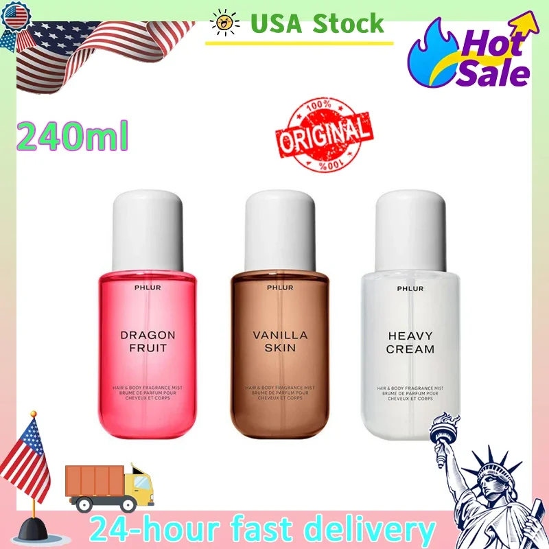 240 مللي الفانيليا الجلد الثقيلة كريم التنين الفاكهة أو دو عطر رذاذ مجموعة العطور الأصلية خشب الصندل الفيرومونات كولونيا