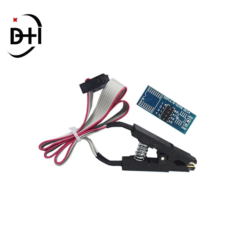 CH341A CH341 24 25 Series EEPROM Flash BIOS USB Programmer Module + SOIC8 SOP8 Test Clip For EEPROM 93CXX / 25CXX / 24CXX