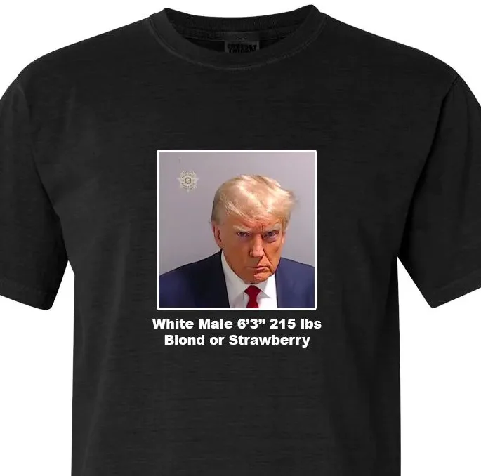 

Trump Mugshot Shirt Bland Or Strawberry Funny Tee S-5Xl