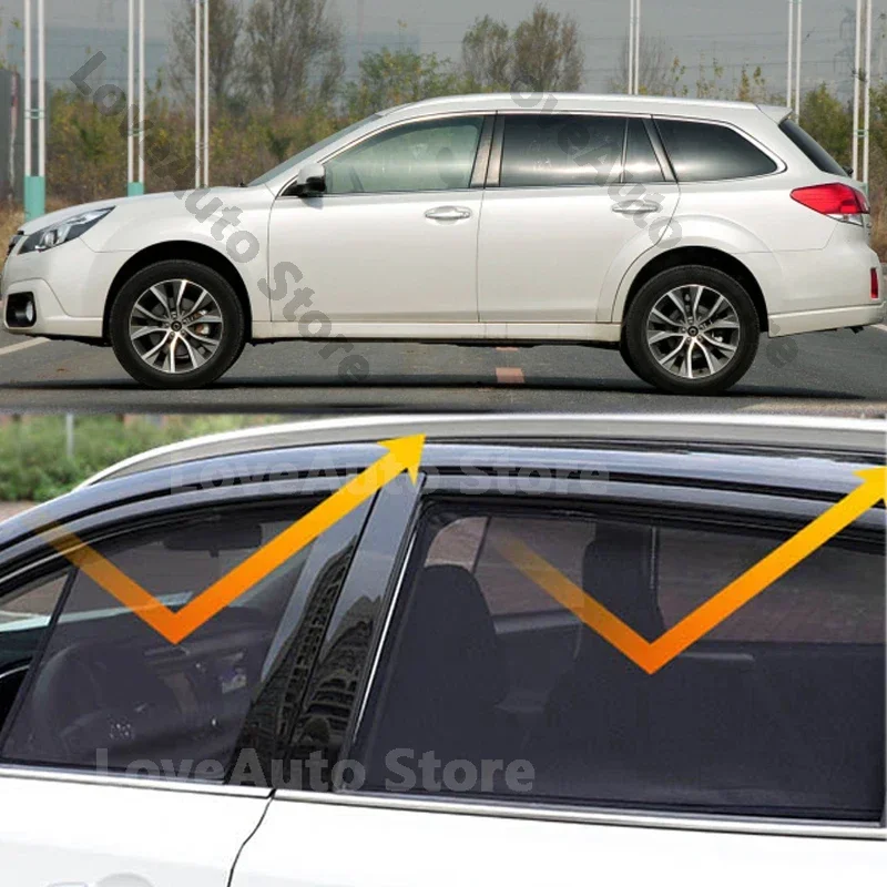 For Subaru Outback BR 2010-2014 Car Magnet Sunshade Protection Back Front Rear Window SunShade Visor Protector Accessories