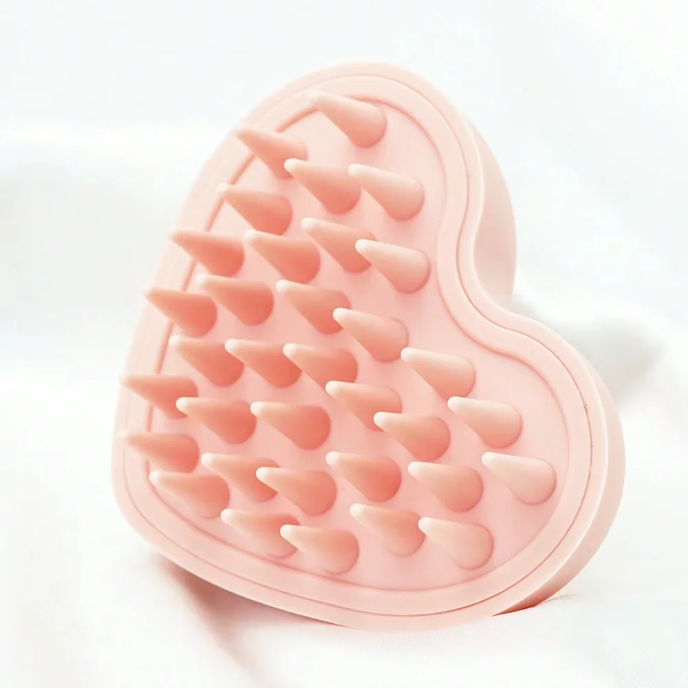 Heart-shaped Silicone Scalp Ma - đánh giá và giá Hair Care Tonic