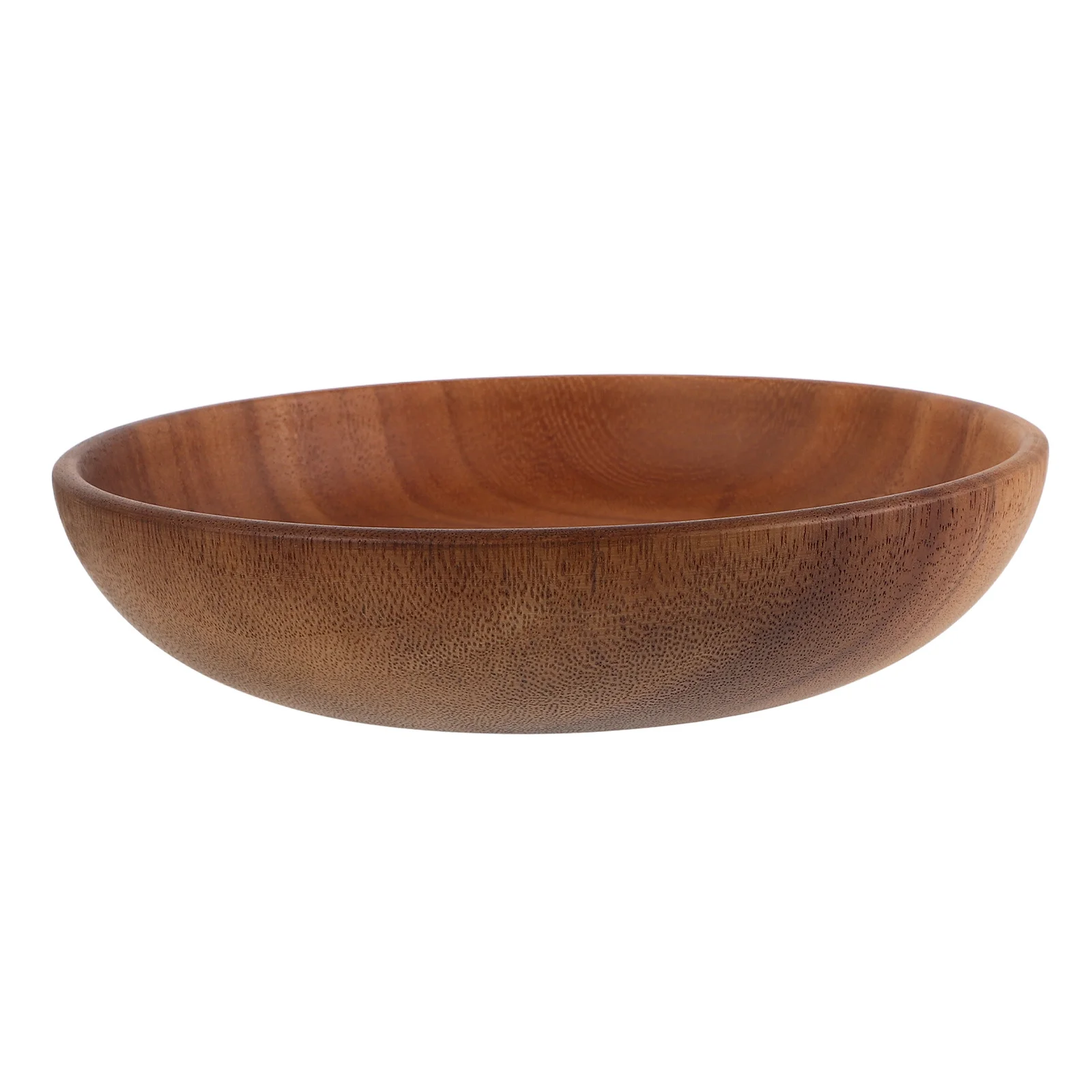 

1pcs Large Wooden Bowl Acacia Wood Salad Mixing Serving Bowl For Fruit Bread Dough Snacks Popcorn Sushi Appetizer Dessert Food