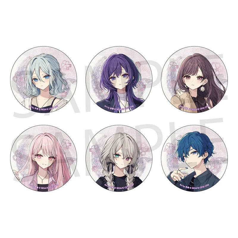 SEKAI PROJECT Illustrator Collaboration 2026 Game Kanade Mafuyu Ena Mizuki Epica ePick Original Badge Pin
