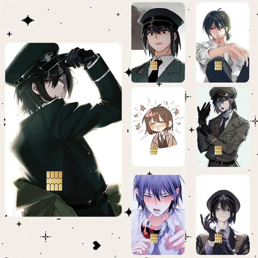 Yuri B-Briar HD Waterproof Card Skins Protective Stickers for Credit Bank Game Cards