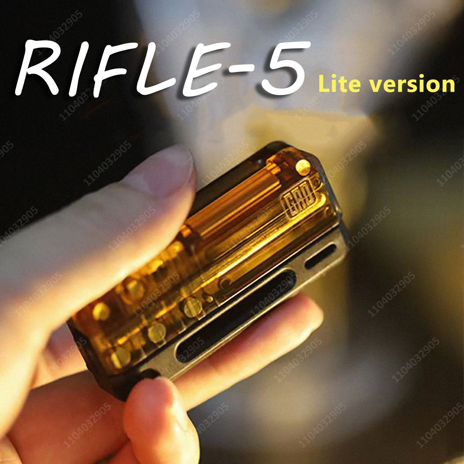 EDC Rifle-5 Lite Fidget Slider Snappy Mechanical Return Tactile Bump Springy Card Push Fidget Gear Gadget Stress Relief Boy Gift