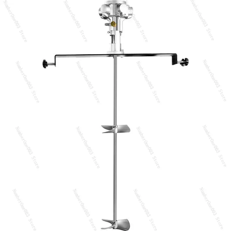 

Surprise Price Explosion-Proof Horizontal Mixer 50-Gallon Pneumatic Mixer Horizontal Plate Step Paint Tank Barrel Aluminum Al