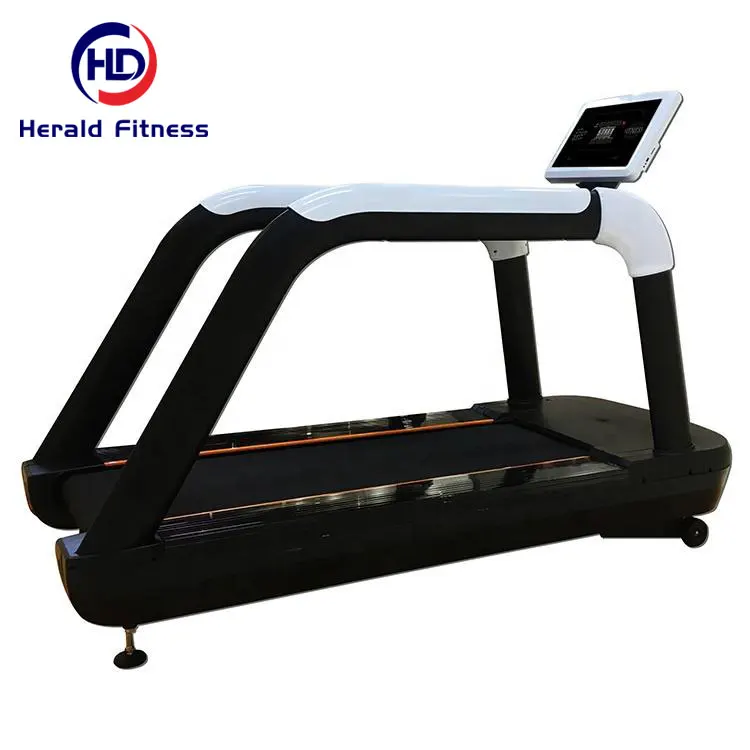 HERALD Fitness Exercise Running Machine  with 18.5 Inch Screen  8 Exercise Modes Commercial Treadmill Electric Treadmill
