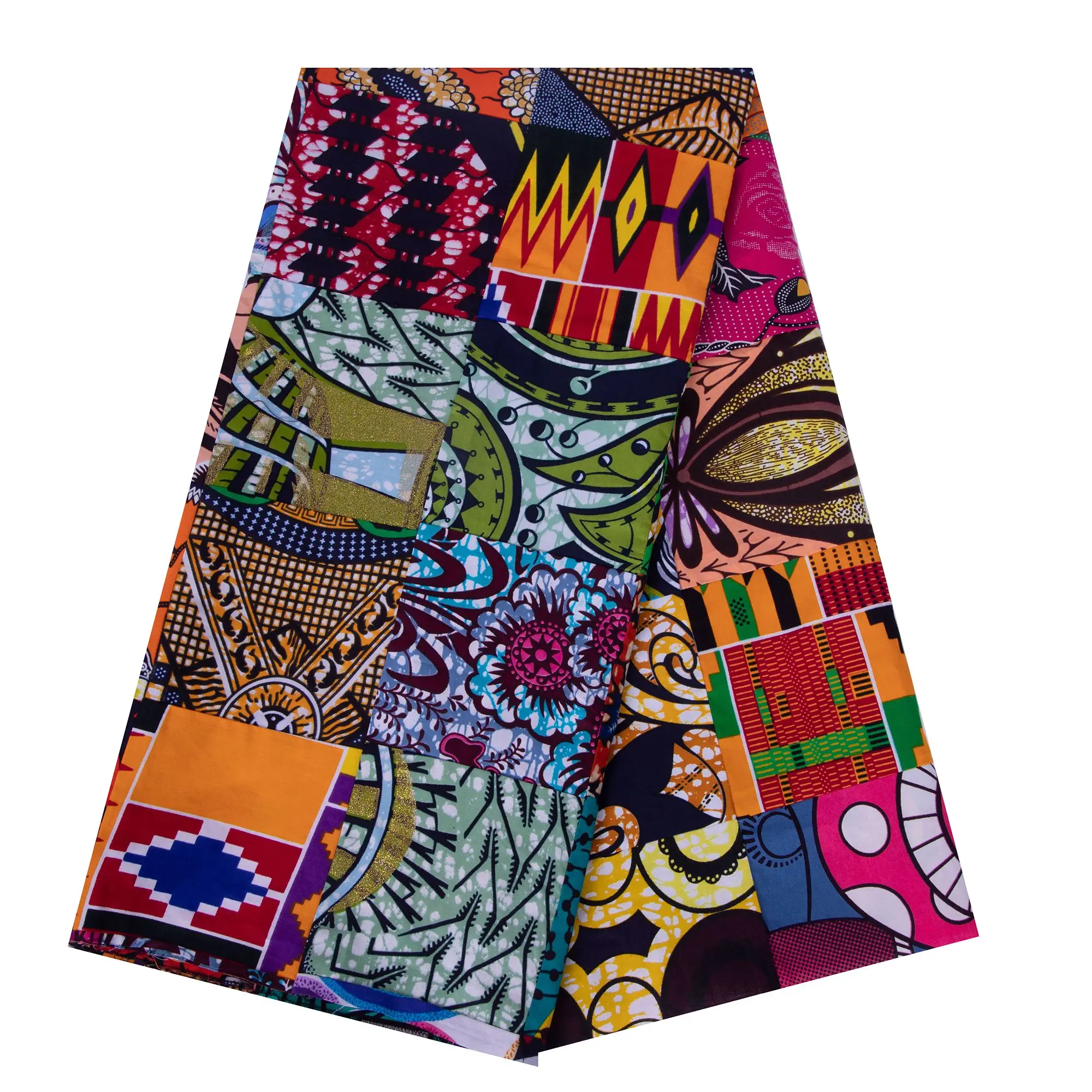 ผ้าแอฟริกันลายแว็กซ์แบบตัดสำเร - Sewing Batik Fabric บทวิจารณ์และราคา