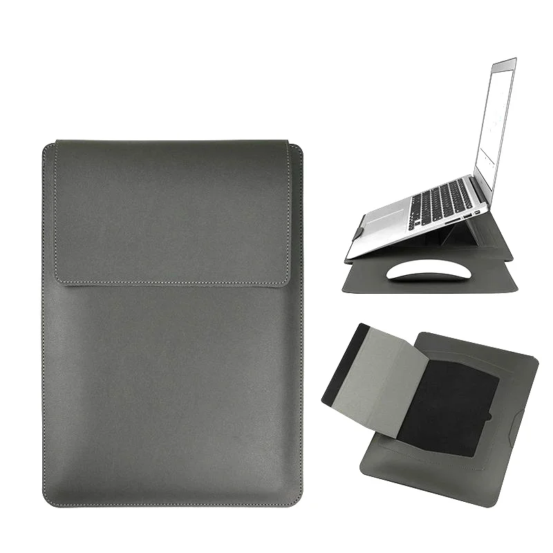 Multifunctional 13.3-inch 14-inch Computer Stand Cooling Liner Bag Computer Bag Leather Case